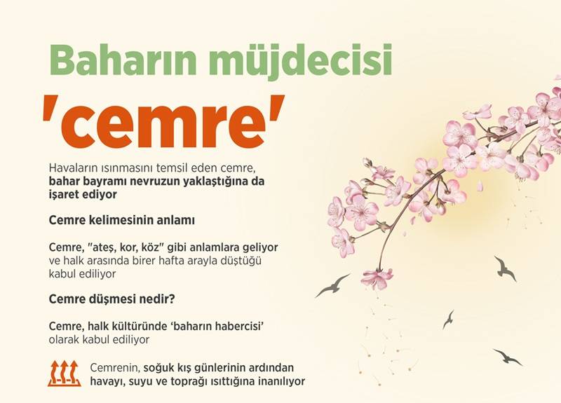 Baharın müjdecisi 'cemre' 1