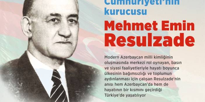 Azerbaycan Cumhuriyeti'nin kurucusu Mehmet Emin Resulzade'nin vefatının 66. yılı