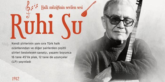 Halk müziğinin sevilen sesi: Ruhi Su