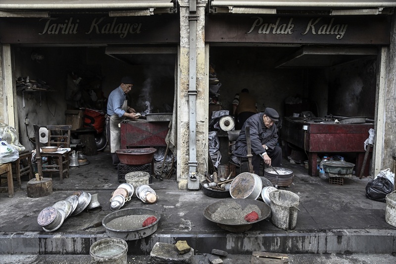 Kalay ustalarının "siftah" jesti 1