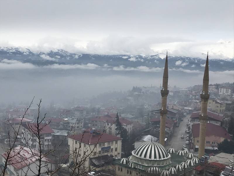 Aladağ ve Pozantı kar yağışıyla beyaza büründü 1