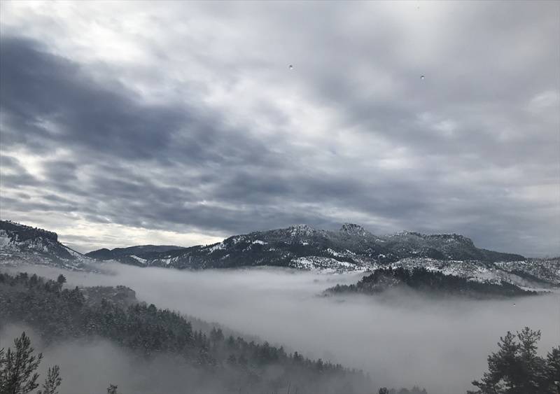 Aladağ ve Pozantı kar yağışıyla beyaza büründü 3