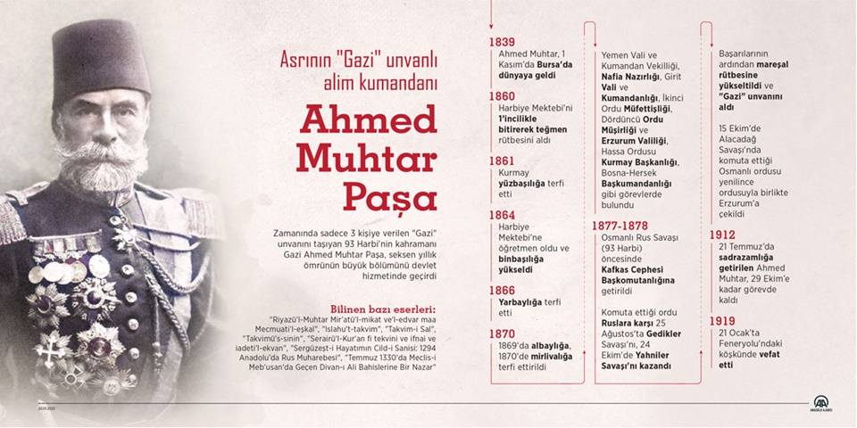 Asrının "Gazi" unvanlı alim kumandanı: Ahmed Muhtar Paşa 1