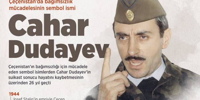 Çeçenistan’da bağımsızlık mücadelesinin sembol ismi: Cahar Dudayev