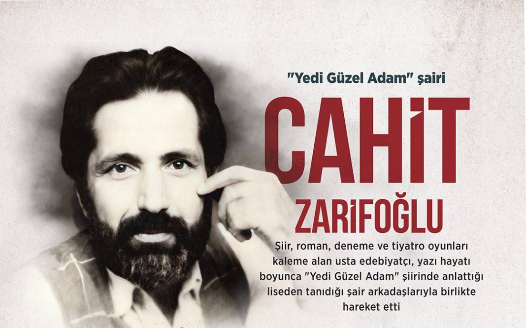 "Yedi Güzel Adam" şairi Cahit Zarifoğlu 1