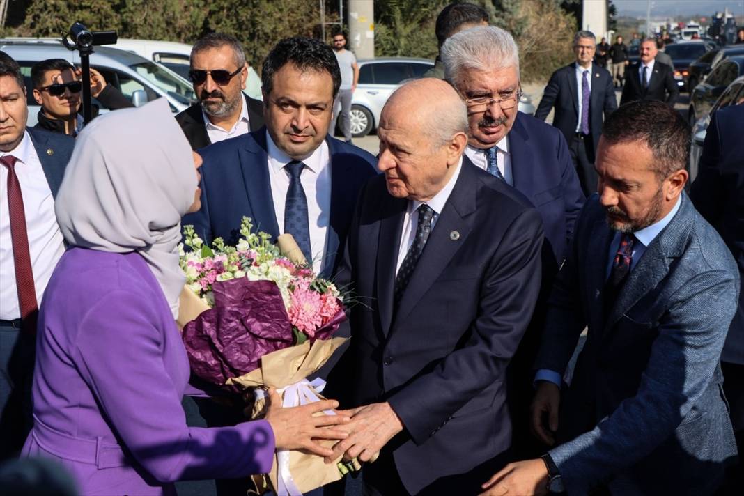 MHP Genel Başkanı Bahçeli, Mersin mitinginden kareler.. 2