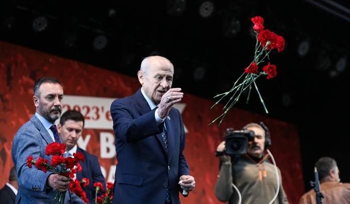 MHP Genel Başkanı Bahçeli, Mersin mitinginden kareler.. 8