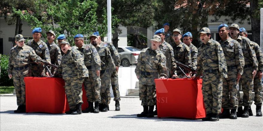 Engellilerin bir günlük askerlik heyecanı