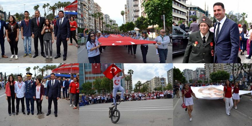 Adana'da 19 Mayıs törenlerle kutlandı..