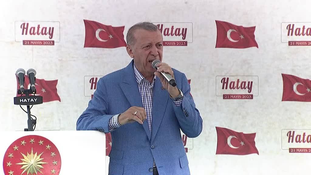 Cumhurbaşkanı Recep Tayyip Erdoğan, Hatay'da 2