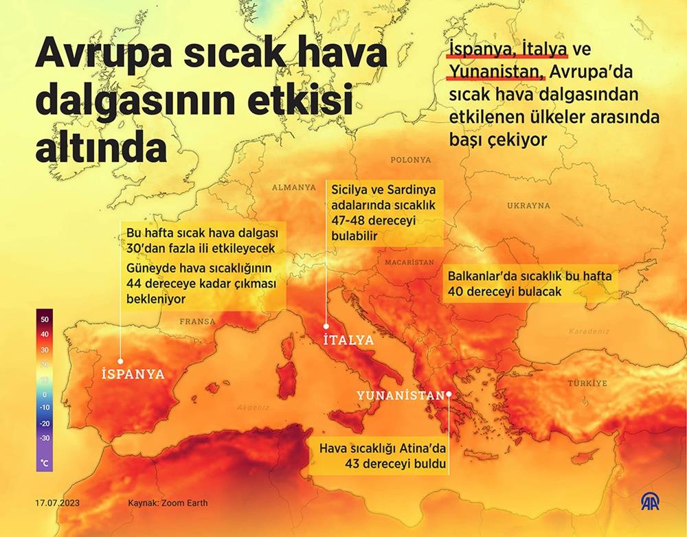 Avrupa sıcak hava dalgasının etkisi altında 1