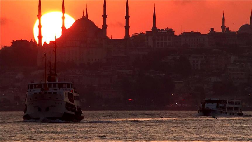 İstanbul'da gün batımı 1