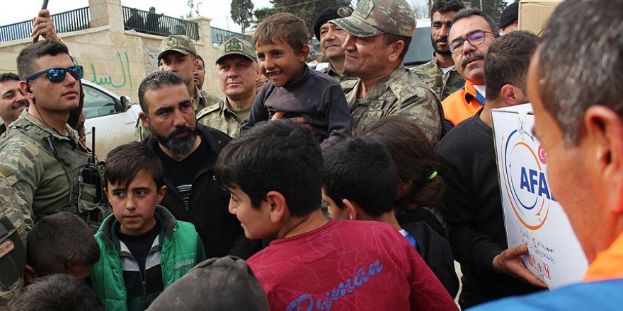 2. Ordu Komutanı Temel’den Afrin’de kardeşlik mesajı