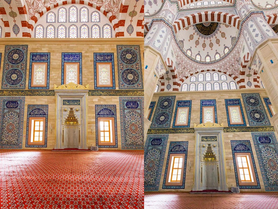 Adana merkez Camii’nin içinden de karelerimiz var. 3