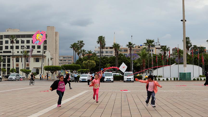 Çocuklar uçurtma festivalinde buluştu 1