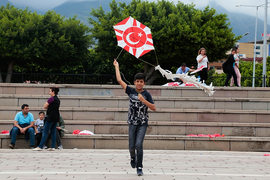 Çocuklar uçurtma festivalinde buluştu 2