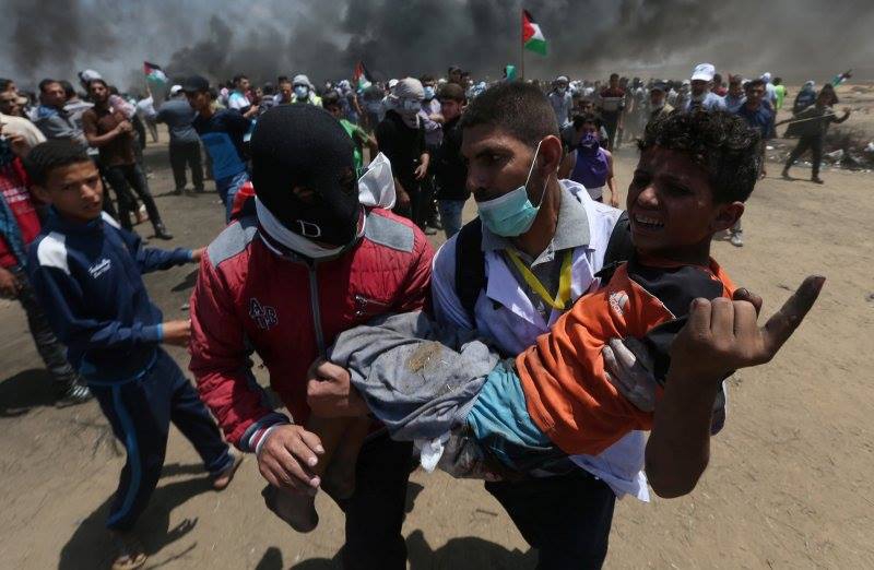 Gazze'deki gösterilerde 52 Filistinli şehit oldu 3