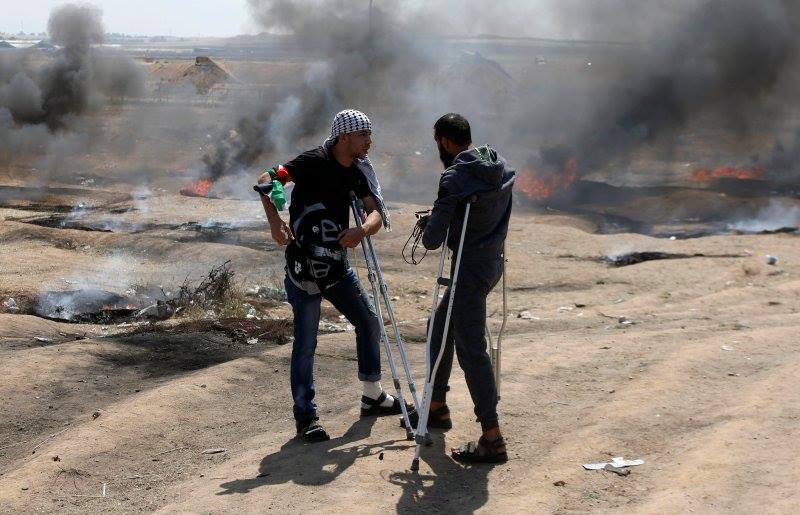Gazze'deki gösterilerde 52 Filistinli şehit oldu 5