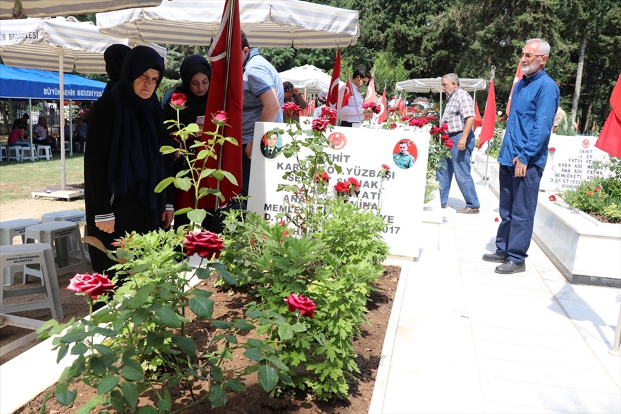 Çukurova’da Bayram öncesi şehitlik ziyaretleri 5