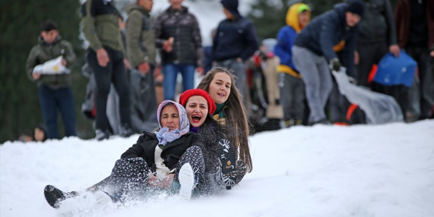 Adana'da 3. Kardan Adam Şenliği düzenlendi