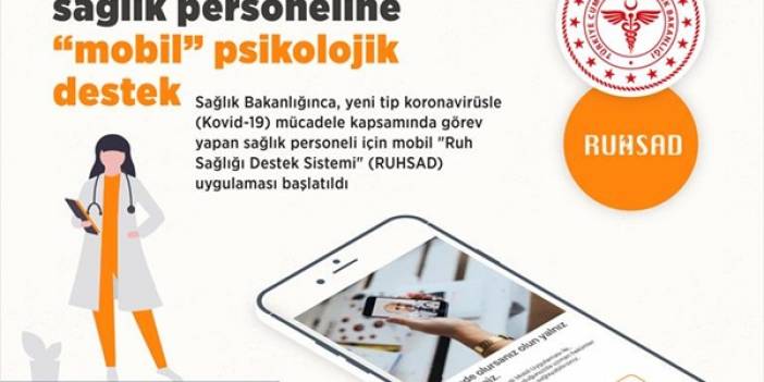 Sağlık Bakanlığından sağlık personeline “mobil” psikolojik destek