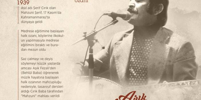 Son asrın büyük halk ozanı: Aşık Mahzuni Şerif