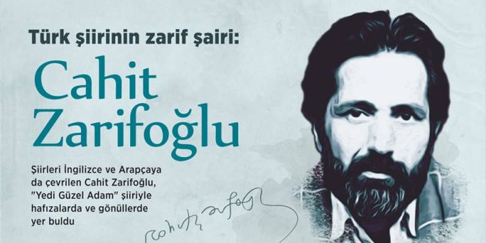 Türk şiirinin zarif şairi: Cahit Zarifoğlu