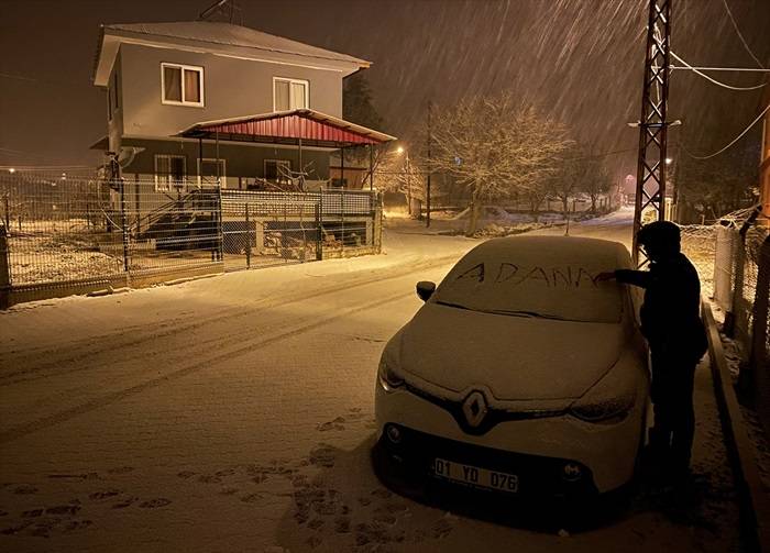 Adana’da kar yağışı güzel görüntüler oluşturdu 5