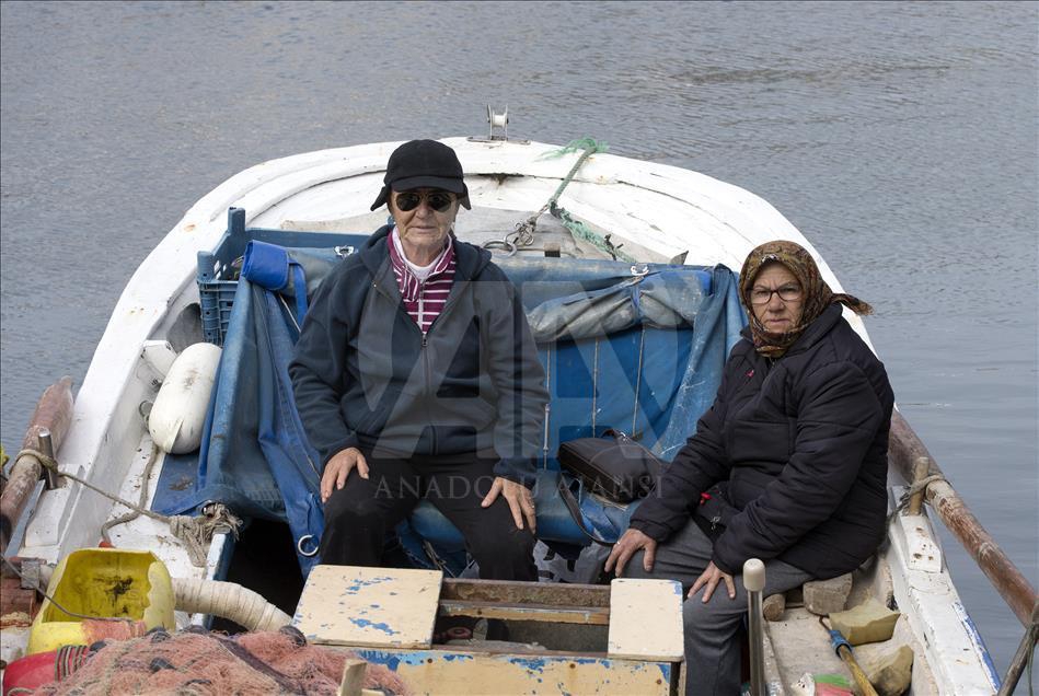 Balıkçı kadınlar 30 yıldır birlikte "Vira bismillah" diyor 1