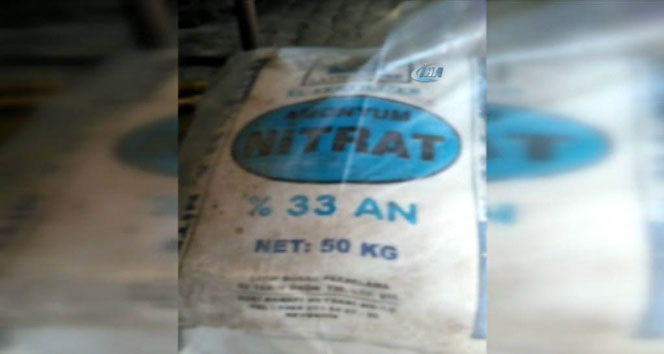 Diyarbakır'da 2 bin 400 kilogram amonyum nitrat ele geçirildi