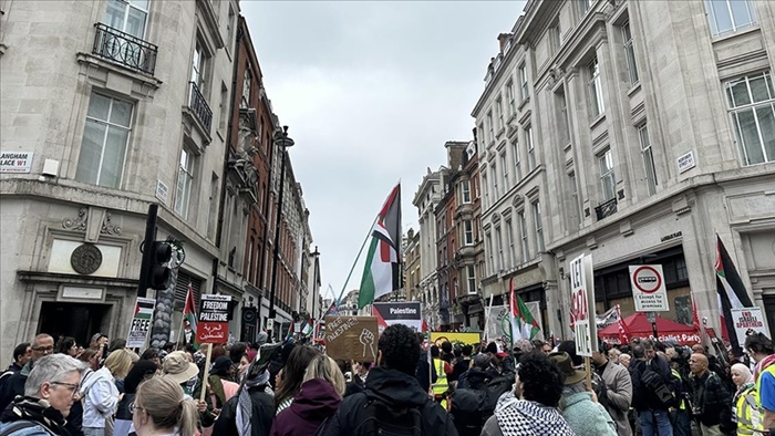 Nekbe'nin 76. yılında Avrupa'da Filistin'le dayanışma yürüyüşleri yapıldı