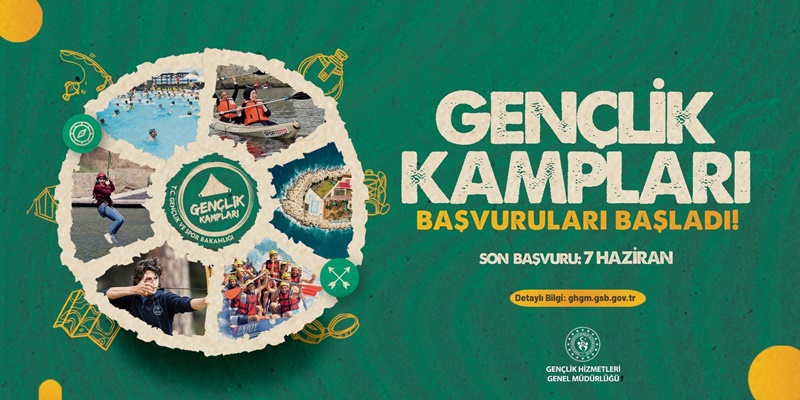 Gençlik Kampları Başvuruları Başladı