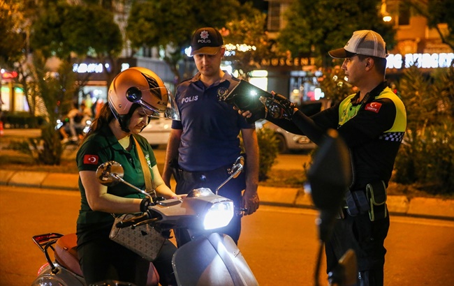 Adana'da trafik denetimi yapıldı