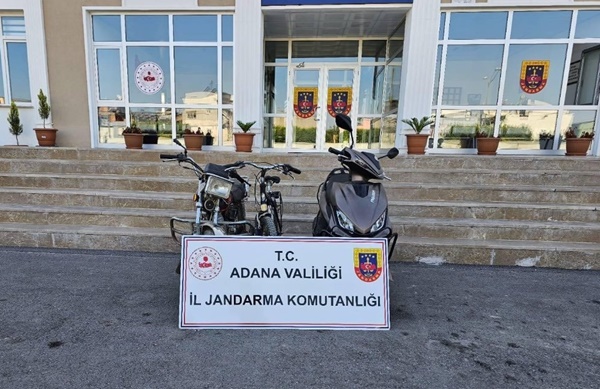 Adana'da 2 Motosiklet Ve 1 Bisiklet Çalan Şüpheli Tutuklandı