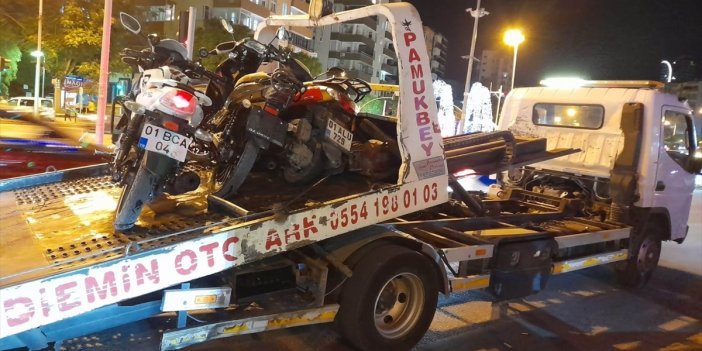 Adana'da yılbaşından bu yana 1825 motosiklet trafikten men edildi