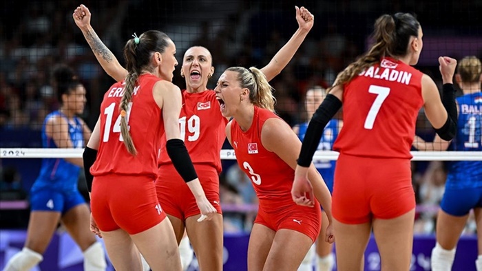 A Milli Kadın Voleybol Takımı olimpiyat 4'üncüsü oldu