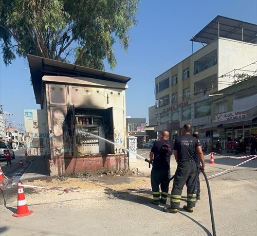 Adana'da trafoda çıkan yangın söndürüldü