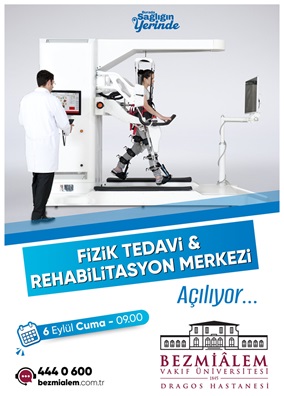 Bezmialem En Kapsamlı Robotlu Fizik Tedavi ve Rehabilitasyon Merkezini Açtı