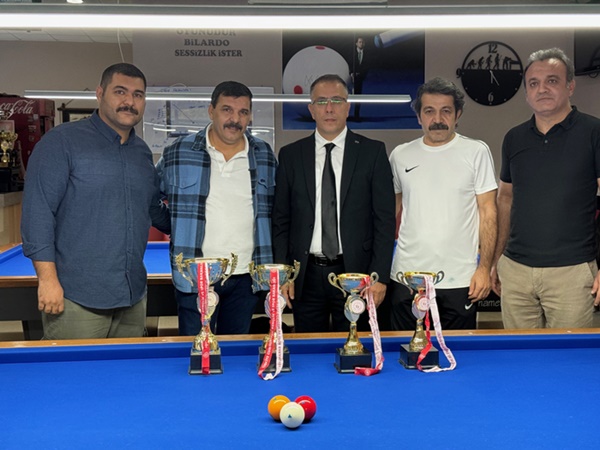 Adana’da Bilardo Turnuvası sona erdi