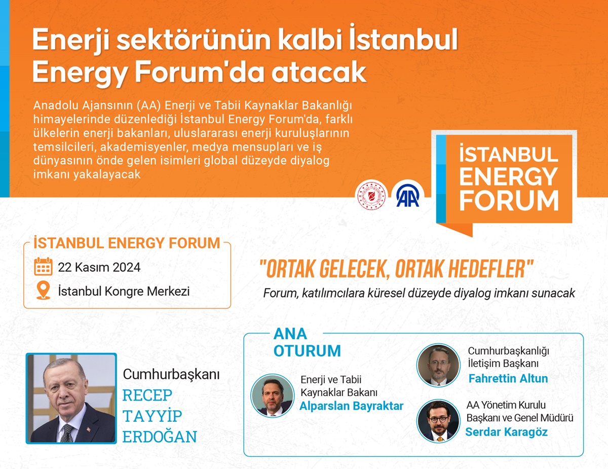 Enerji sektörünün kalbi İstanbul Energy Forum'da atacak