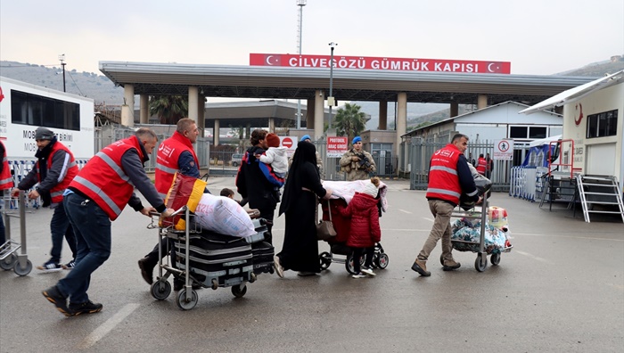 Suriyelilerin Hatay'daki sınır kapılarından ülkelerine dönüşü sürüyor