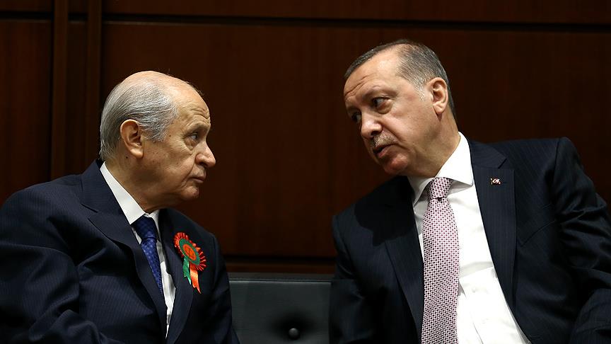 Erdoğan, Bahçeli ile telefonda görüştü