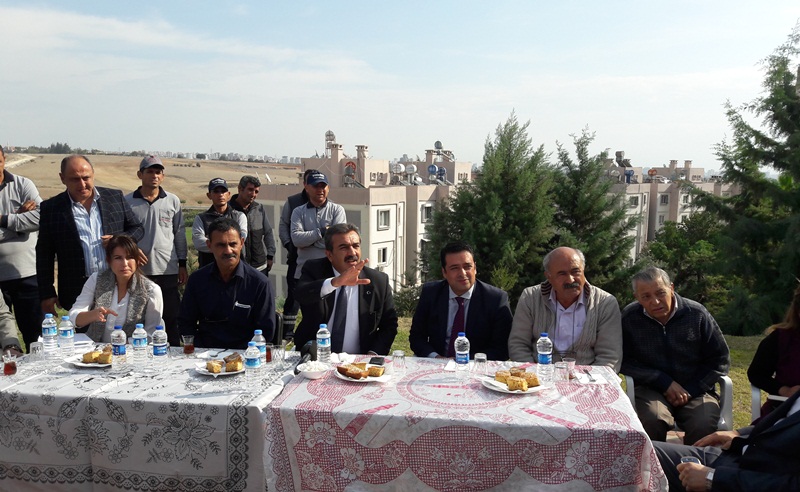 Çetin’den Şambayat TOKİ’ye Ziyaret