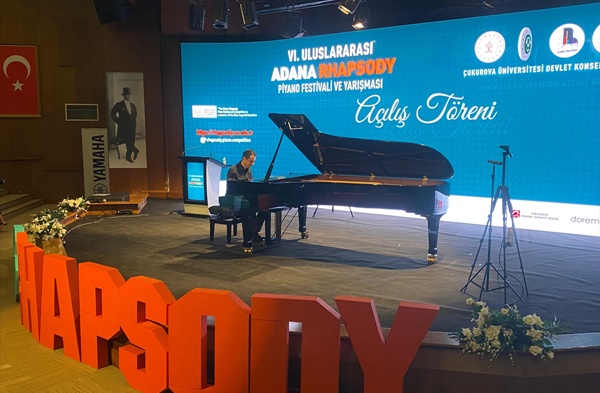 "Uluslararası Adana Rhapsody Piyano Festivali ve Yarışması" başladı