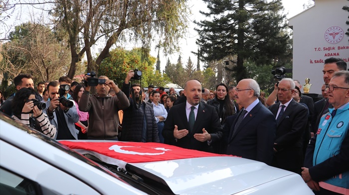 Adana İl Sağlık Müdürlüğüne 17 yeni araç tahsis edildi