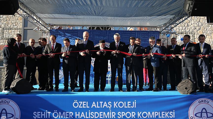 Başbakan Yardımcısı Kurtulmuş, Halisdemir Spor Kompleksi'ni açtı