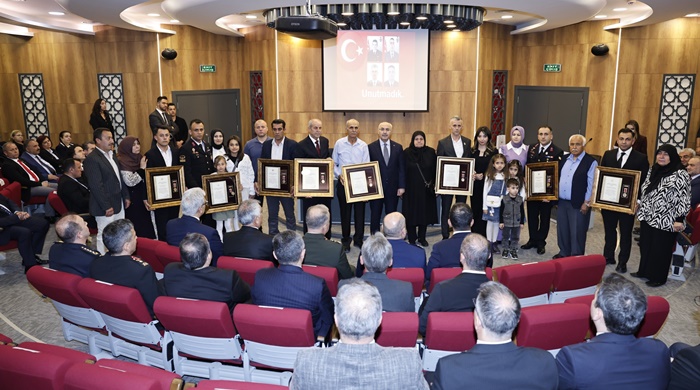 Adana'da 'Devlet Övünç Madalyası Tevcih Töreni' gerçekleştirildi