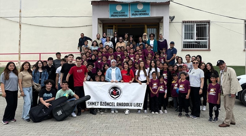 Aladağ'da ilkokul ve lise öğrencileri "Kardeş Okul" projesinde buluştu