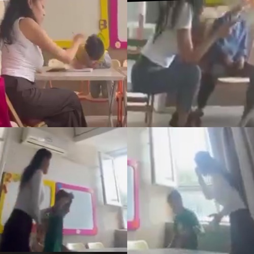 Adana'da öğretmen, otizmli çocukları dövmüş: O anlar kamerada