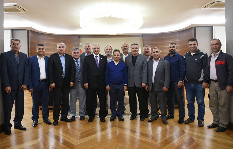 Kulüp Başkanları, yardımlar nedeniyle teşekkür etti